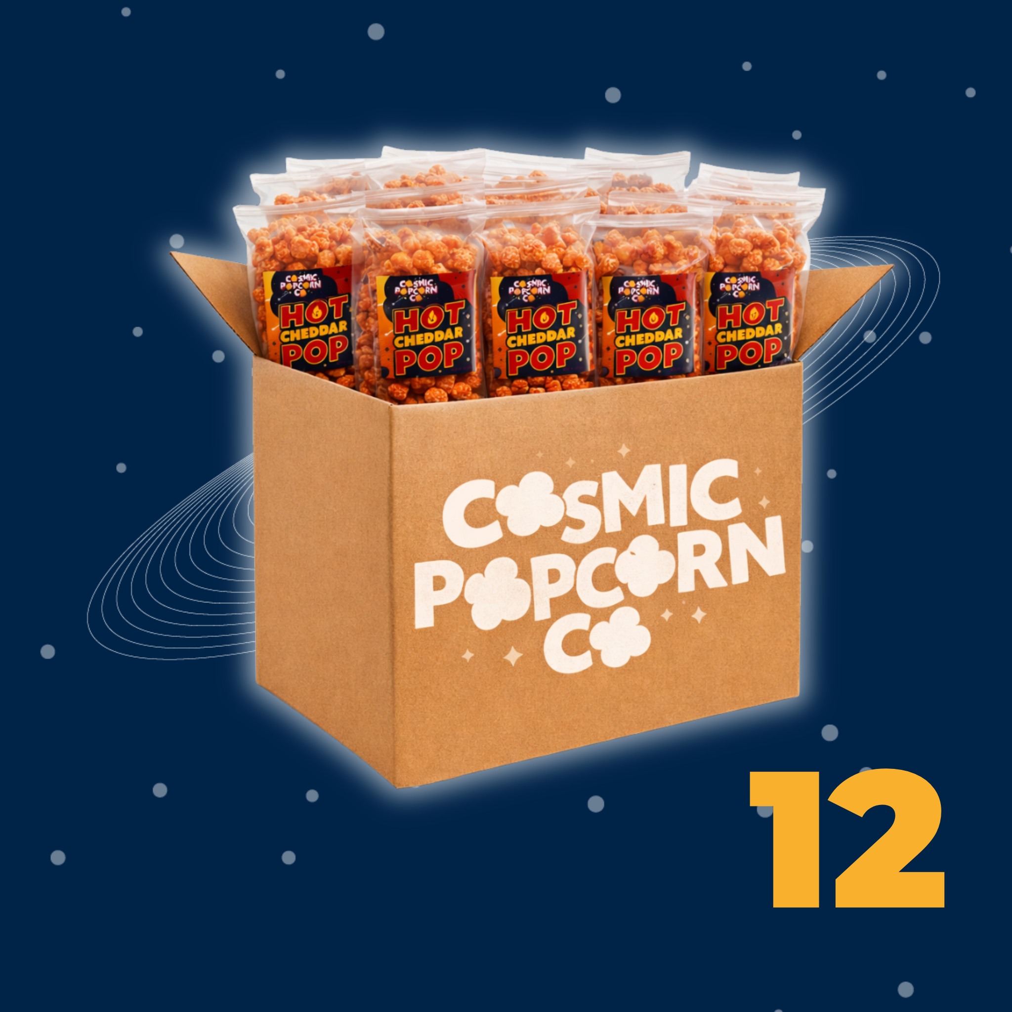 Hot Cheddar POP! Popcorn by the Case